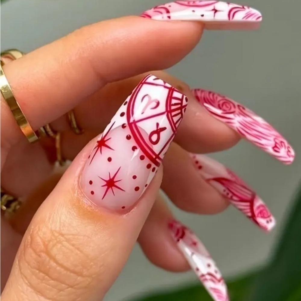 Hamas Eye Fake Press On Nails NWT